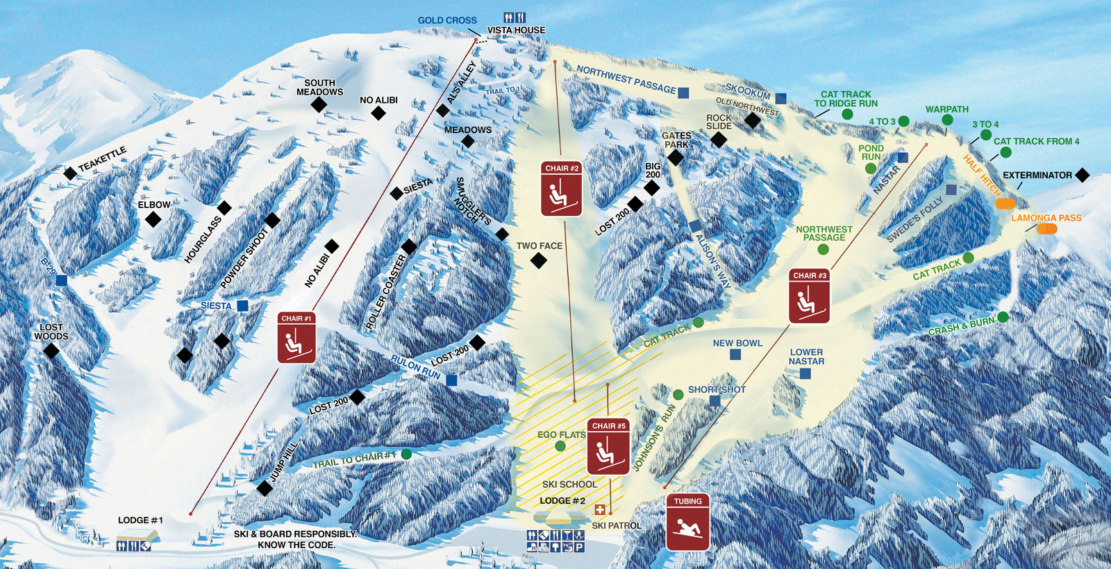 7 Resorts within 172 Miles of Spokane WA. Find a Ski ...